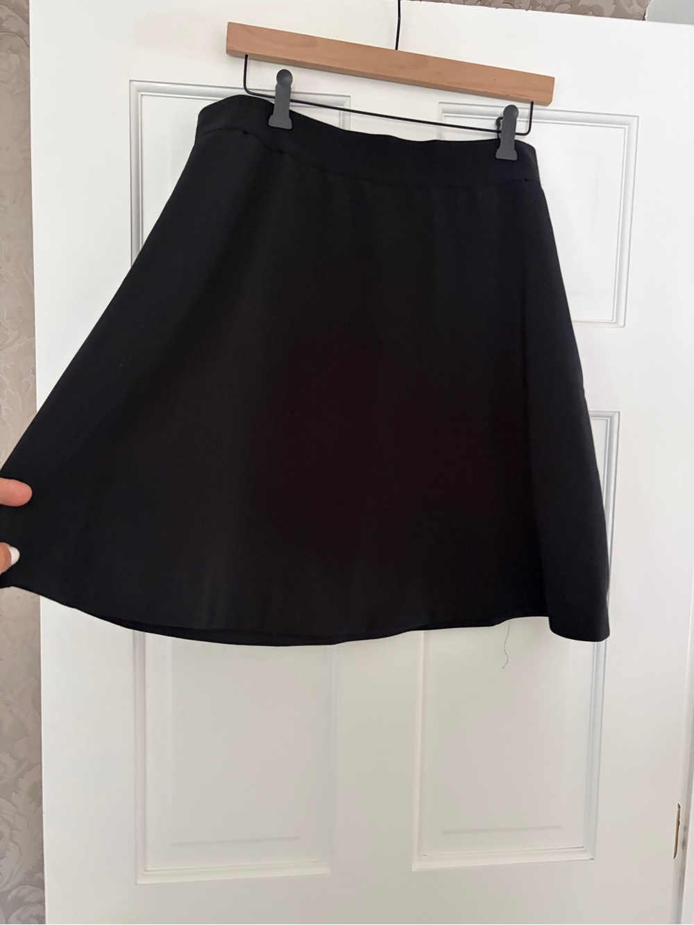 Classic Black A-Line Skirt Kate Spade 14 xl